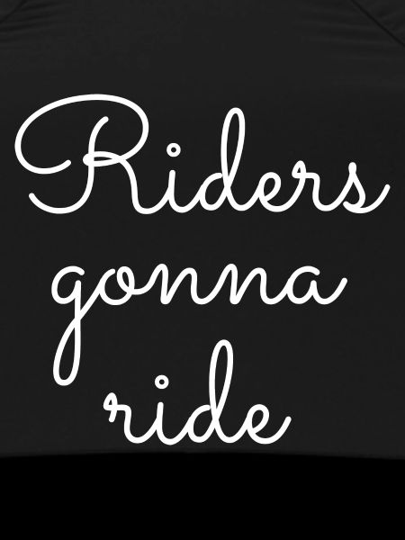 ! Riders going to Ride Lettering