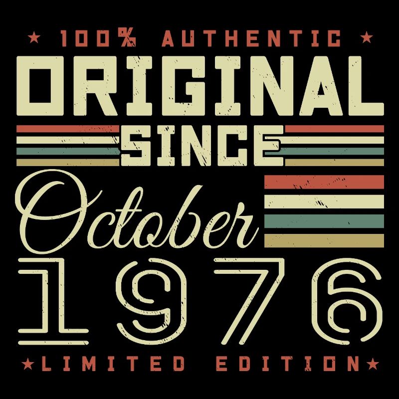 Legendary since October 1976 | October 1976
