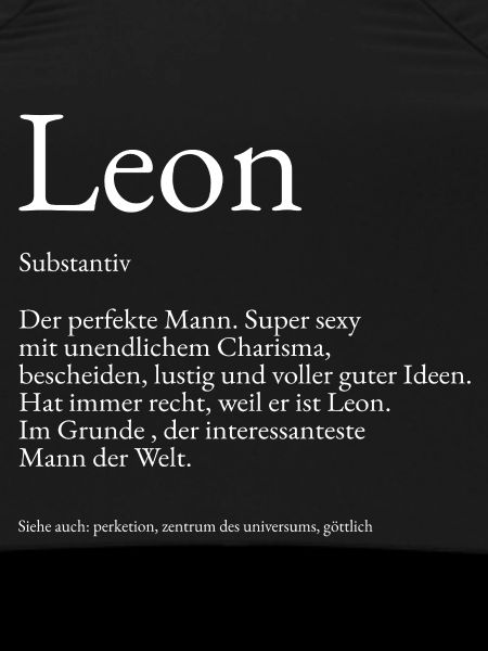Leon – Witzige Namensdefinition