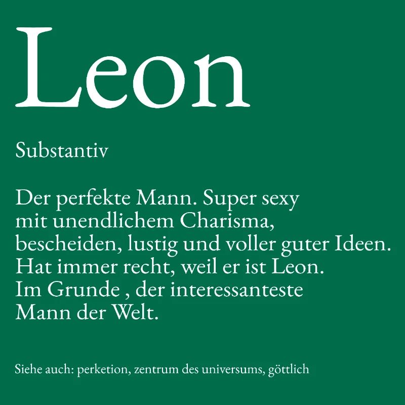Leon Dictionary Explanation First name Lukas