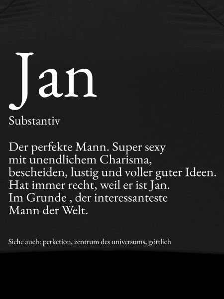 Jan – Witzige Namensdefinition