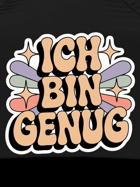 Ich bin genug – Retro Statement