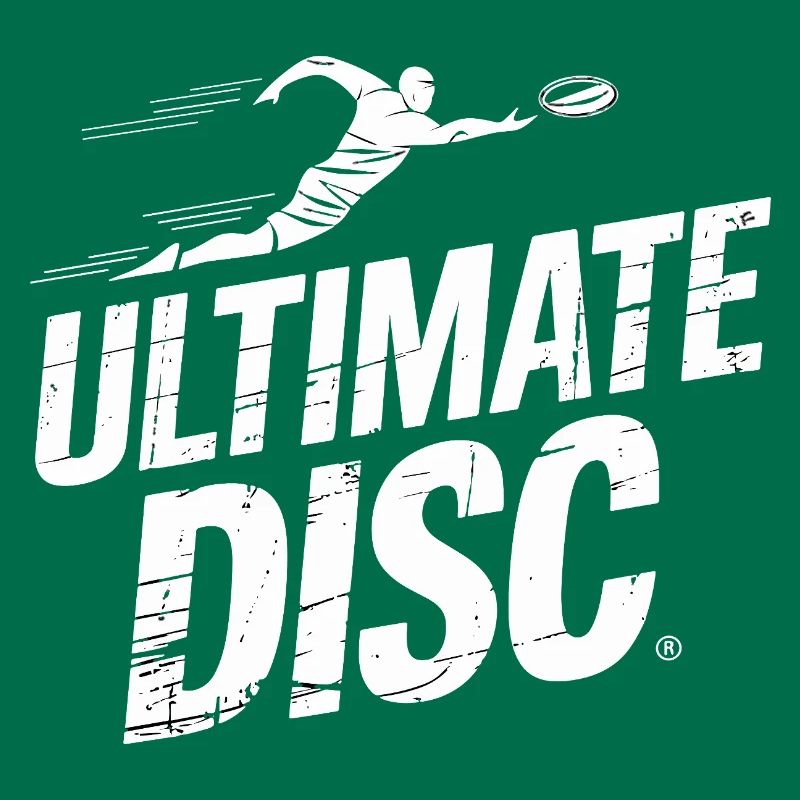 Ultimate Disc Layout Offense Player Jump Catch