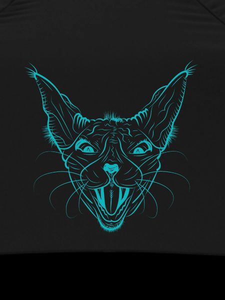 Neon Sphynx Cat Face Glow