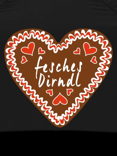Chic Dirndl Gingerbread Heart
