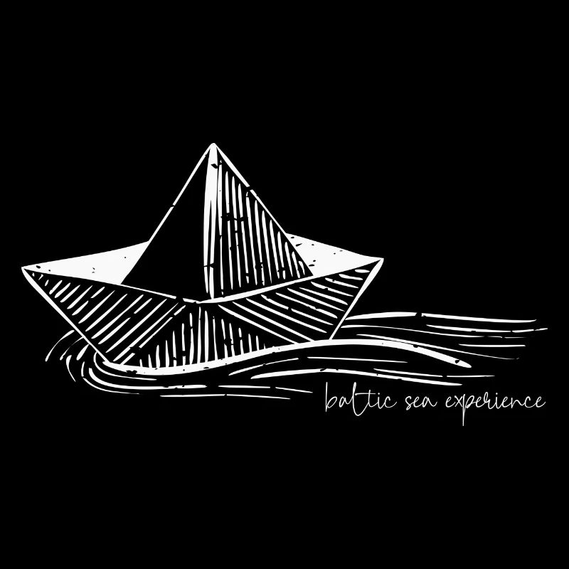 floating paper boat baltic sea experience
