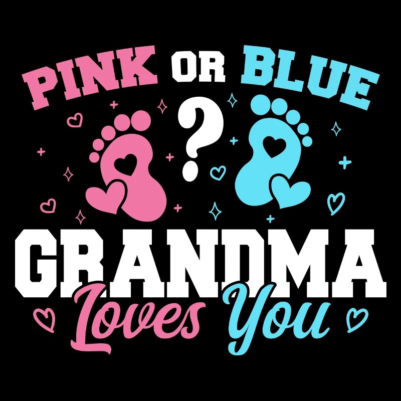Rosa oder blaue Oma liebt dich - Lustige Oma
