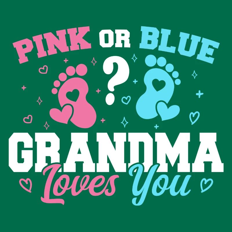 Rosa oder blaue Oma liebt dich - Lustige Oma