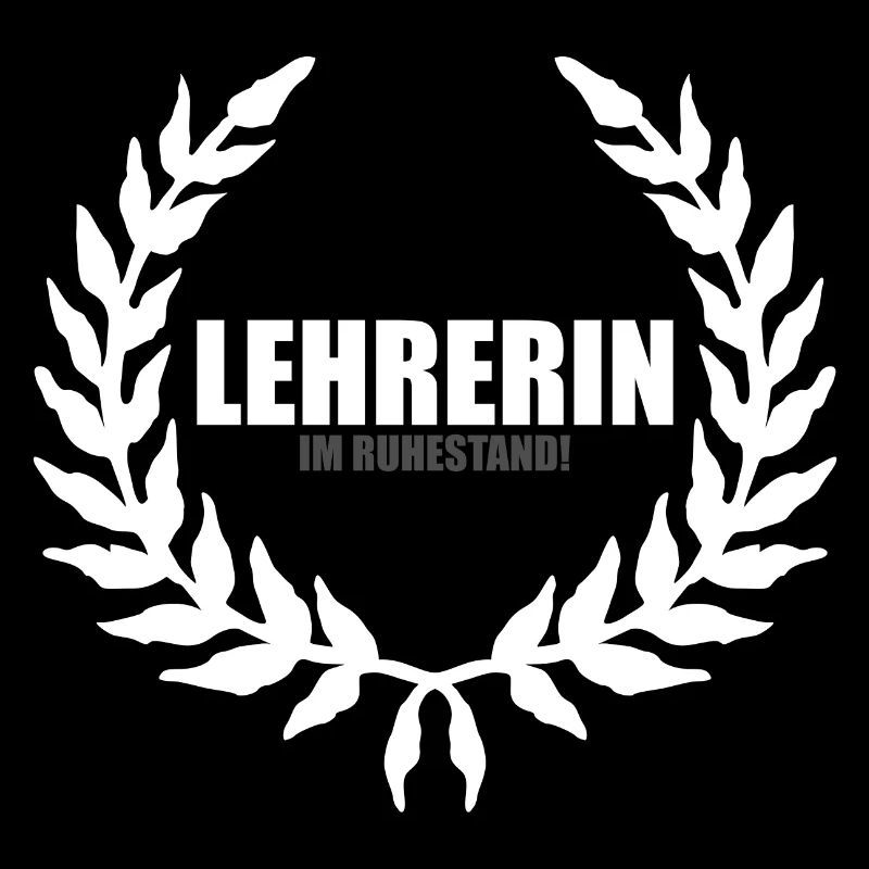 Lehrerin im Ruhestand white