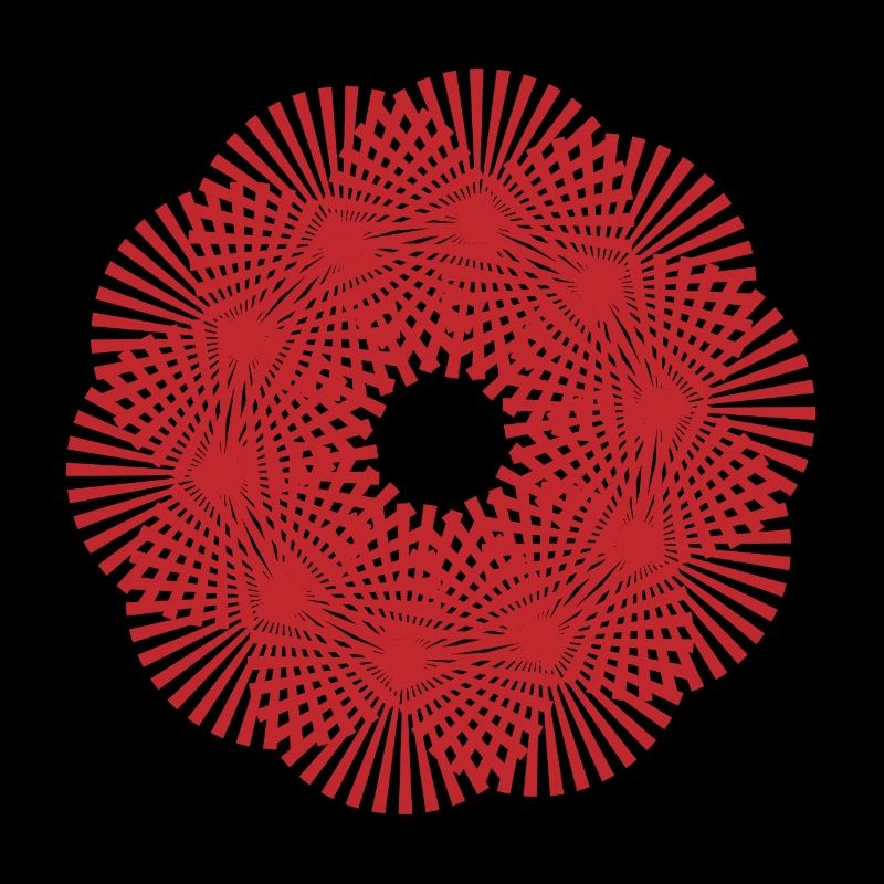 Mandala | Rayons de soleil | Modèle