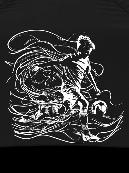 Soccer Boy Drawing