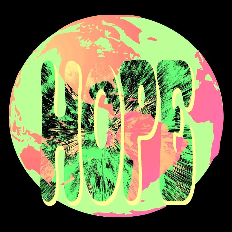 Hope Neon Tie-Dye Circular