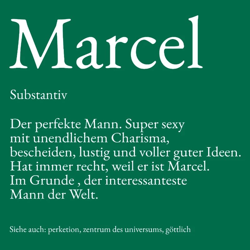 Marcel Dictionary explanation First name Marcel