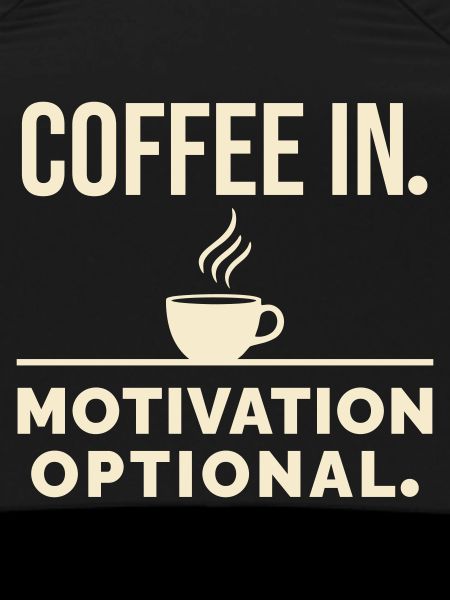 Kaffee rein. Motivation optional.