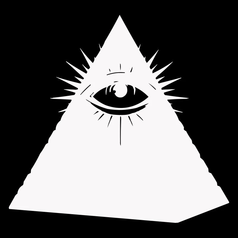 Symbole de l’œil pyramidal Illuminati