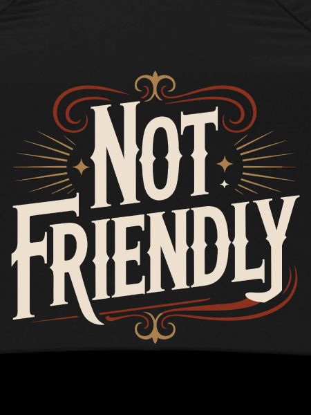 Not Friendly Introvert Antisocial Loner