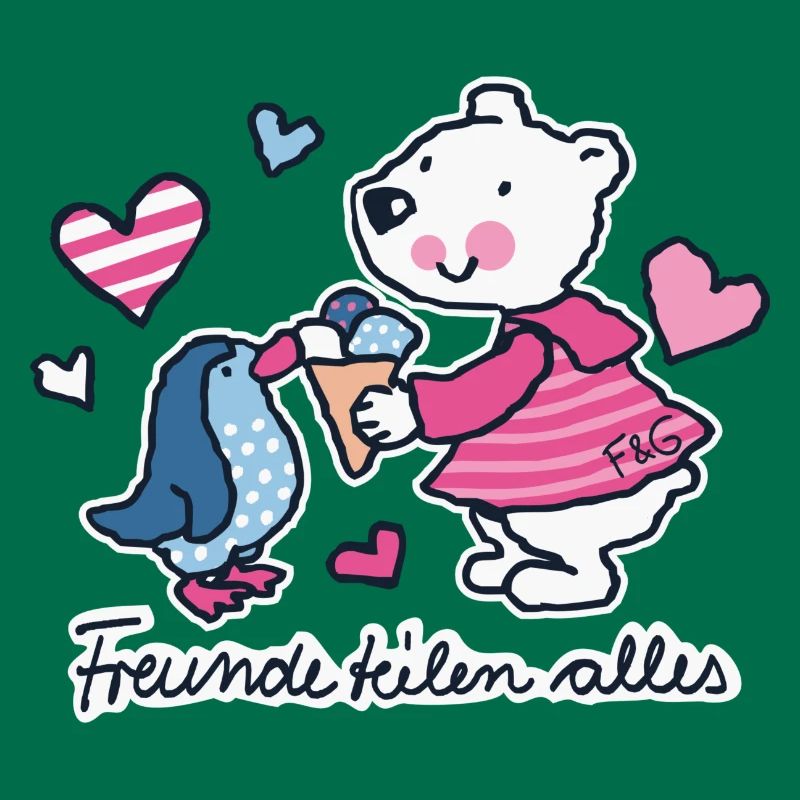 Friends share everything