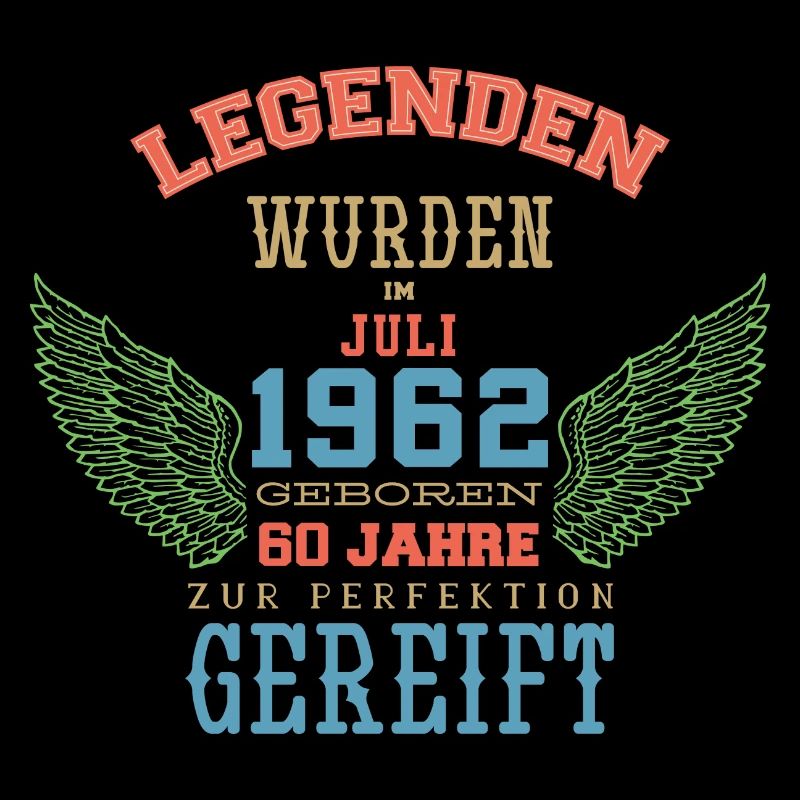 Juli 1962 - 60. Geburtstag Geschenk. Awesome.
