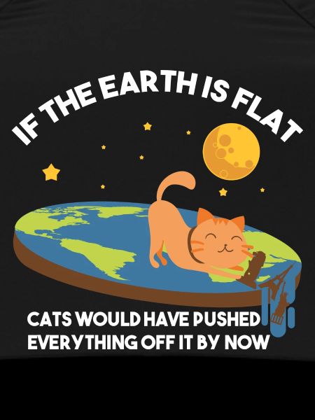 Flach-Erde-Katzen-Satire
