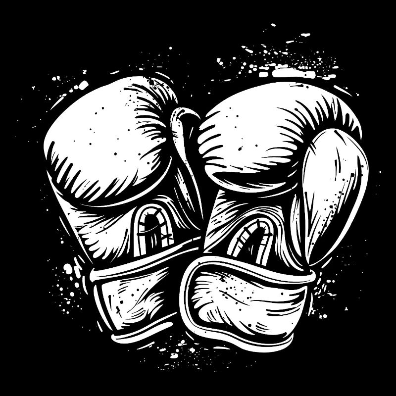 Boxhandschuhe Zeichnung