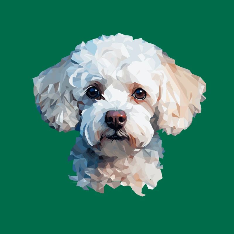 Poodle Polygon Design