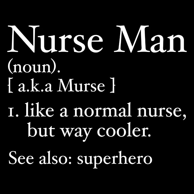 Lustiger Krankenpfleger Mann Definition