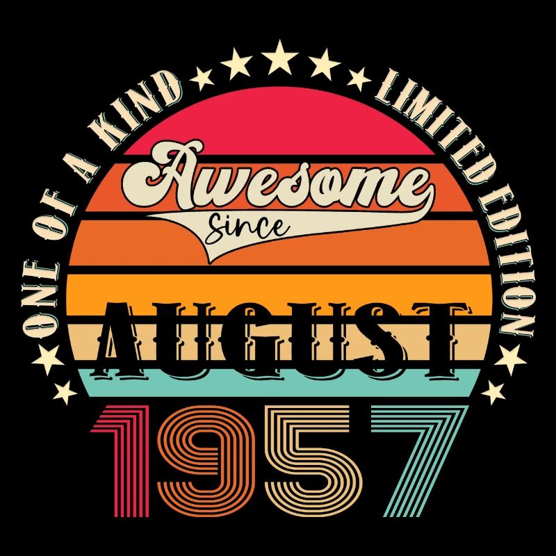 Awesome since August 1957 65th Birthday Gift