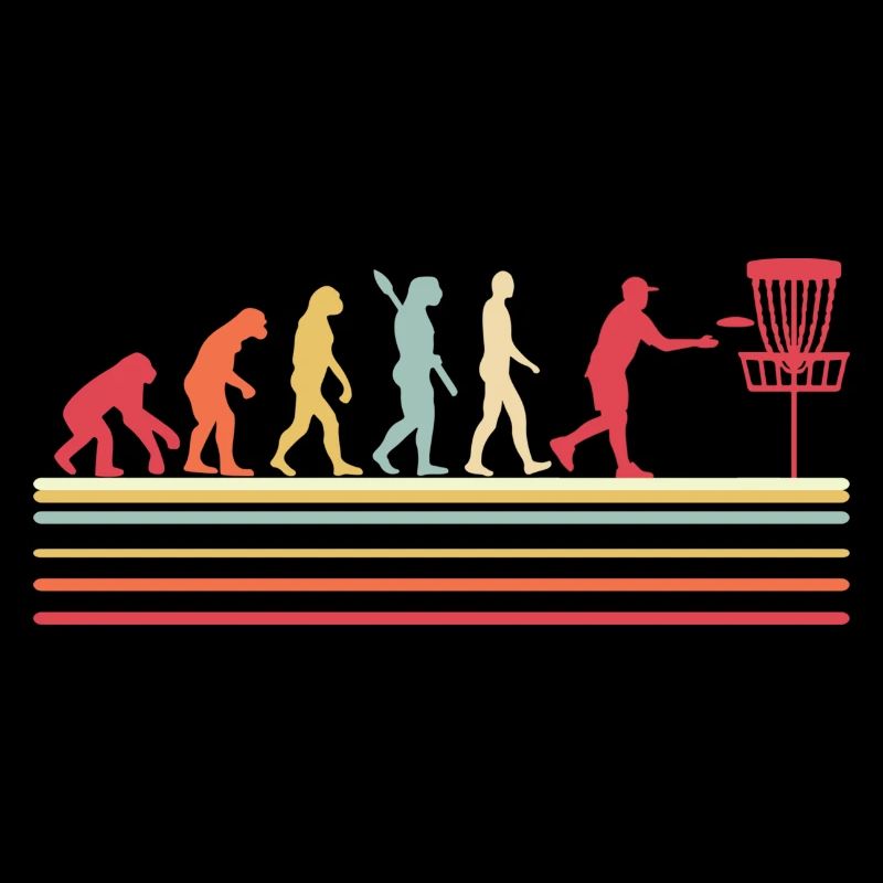 Disc Golf Disc Golfer Evolution Sport