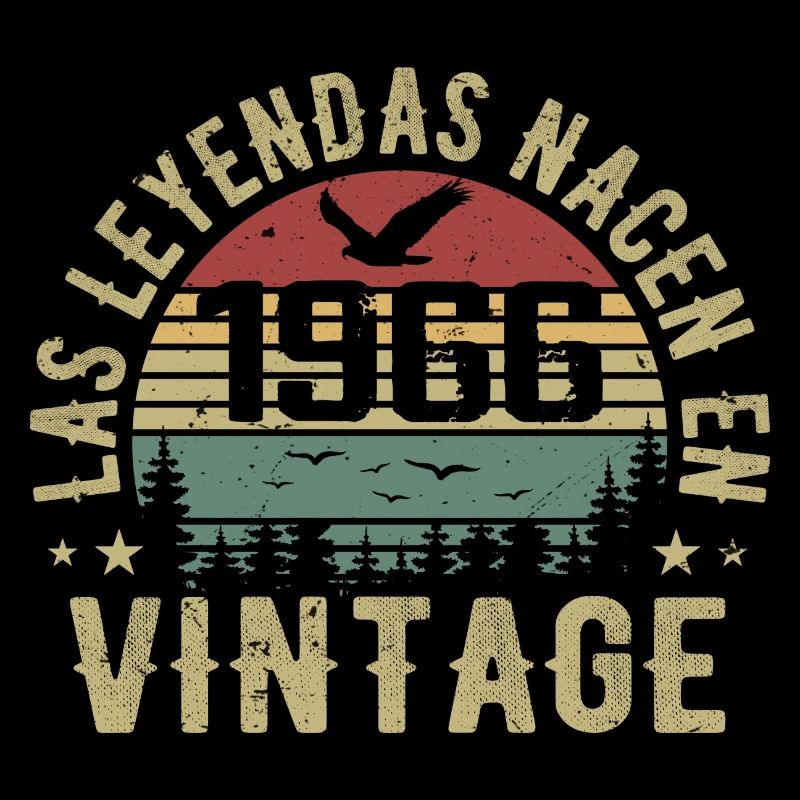 Les légendes sont nées 1966 Cadeau d’anniversaire 1966