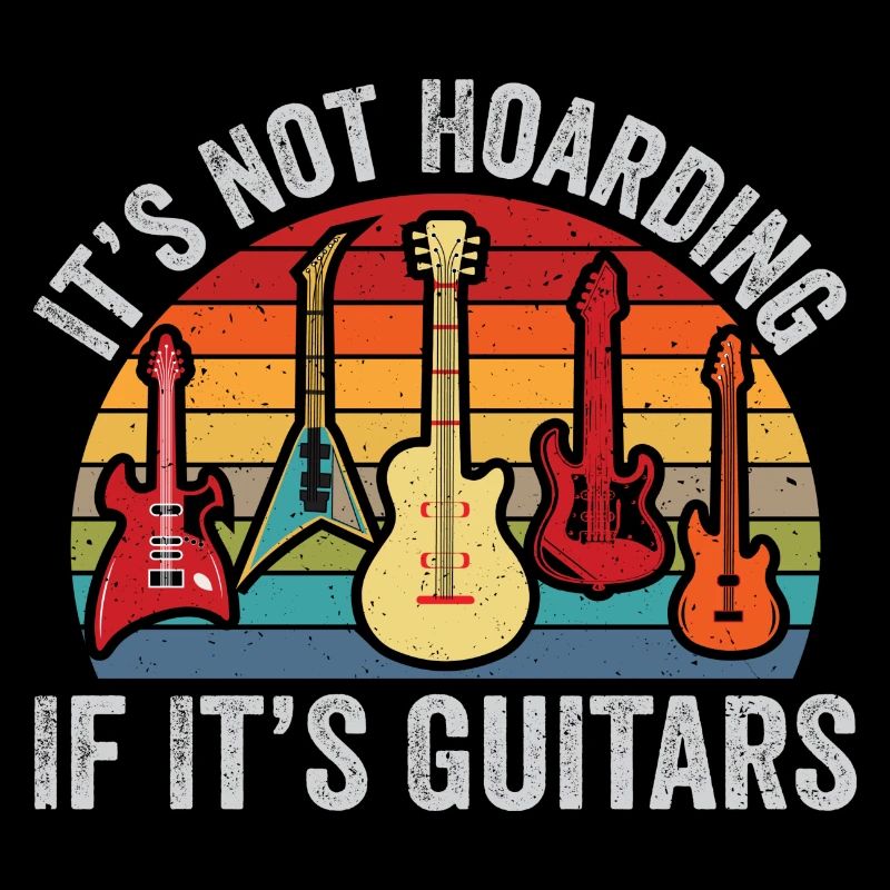 it's not hoarding if it's guitars