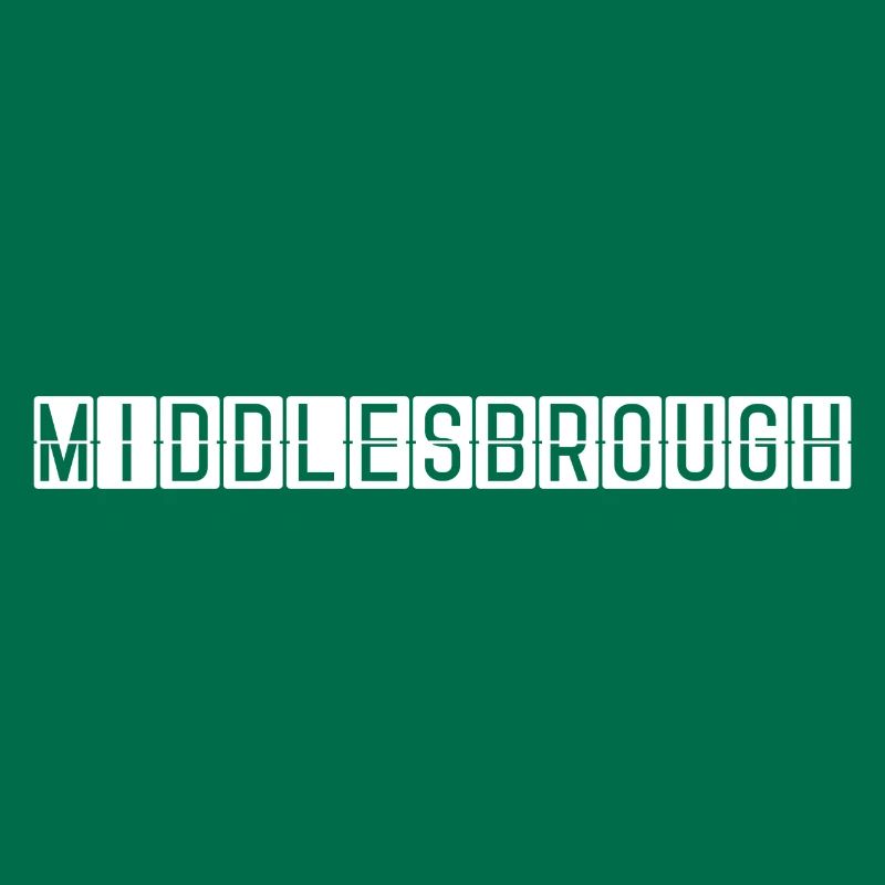 Panneau de l’aéroport de Middlesbrough