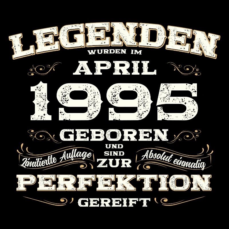 30. Geburtstag Geschenk Mann Legende April 1995