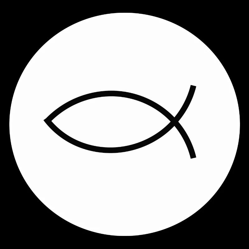 Jesus fish black white ichthys fish fish fish