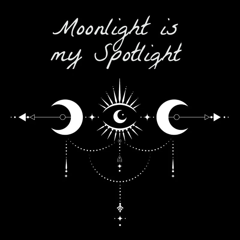 Le clair de lune est mon coup de projecteur - Wicca Design