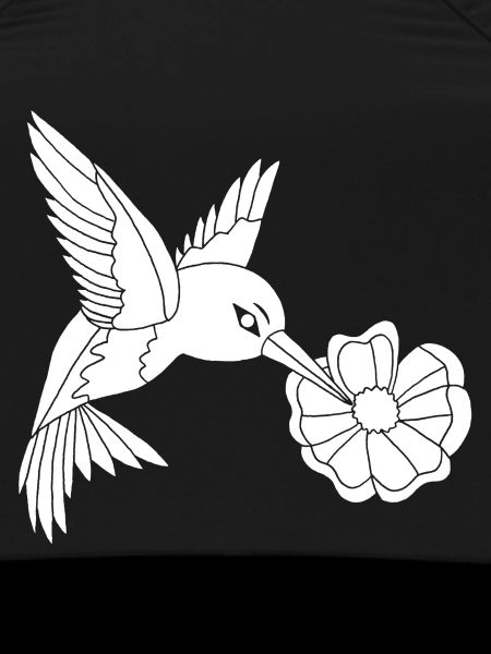 Weißer Futtervogel