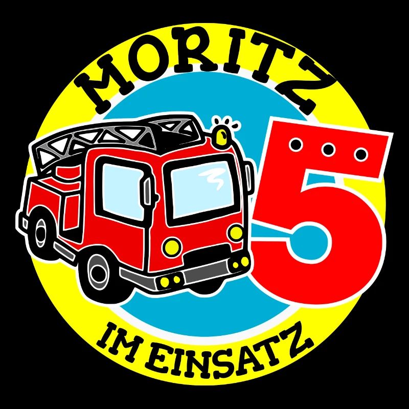 Name Moritz 5. Geburtstag Personalisiert