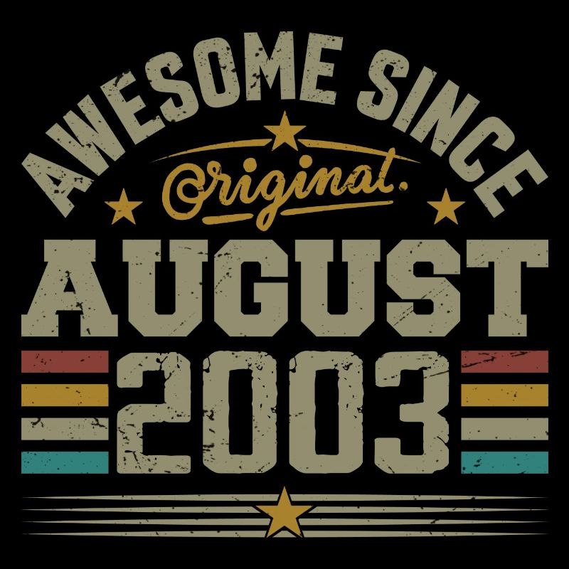 Août 2003 Anniversaire Août 2003 August 2003 Rétro