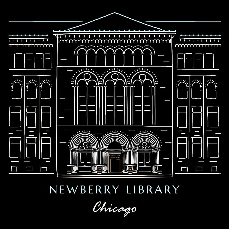Historisches Chicago Bibliotheksdesign