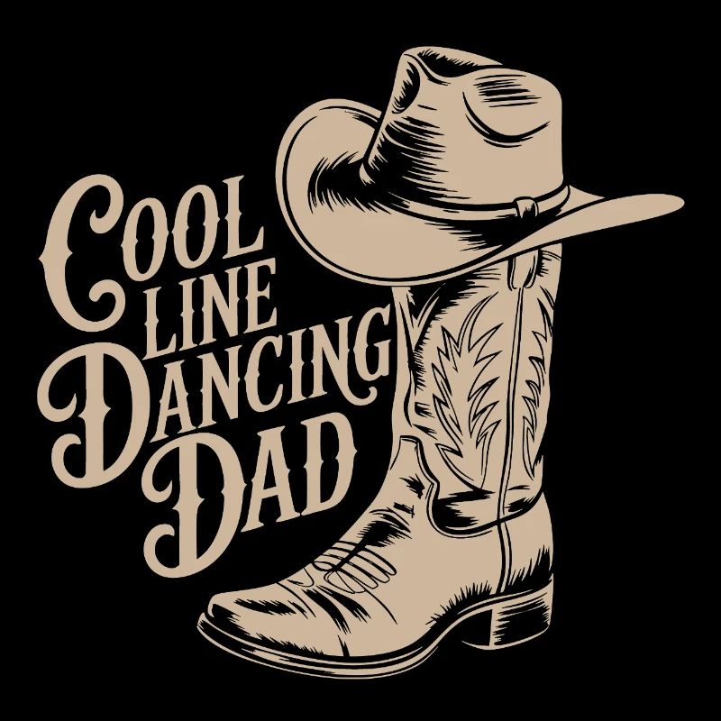 Conception de motif de cow-boy western