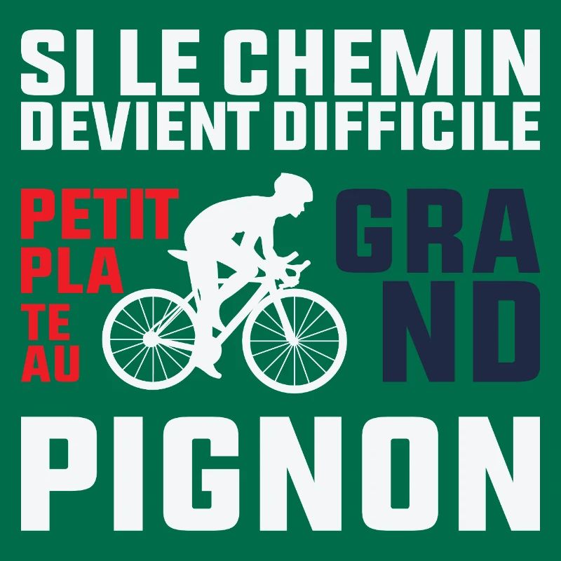 Si Le Chemin Devient Difficile - Cycliste Cadeau 