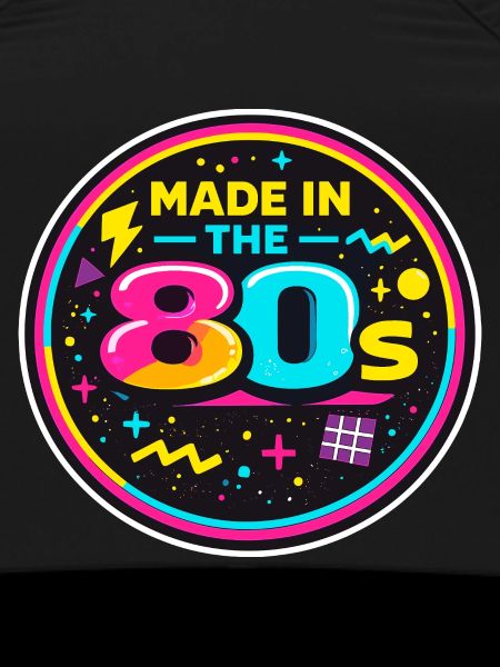 80er Neon Nostalgie Sticker