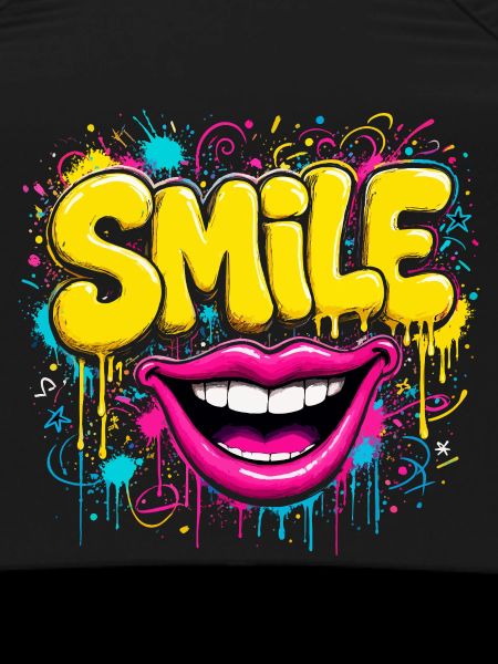 Vibrant Graffiti Smile