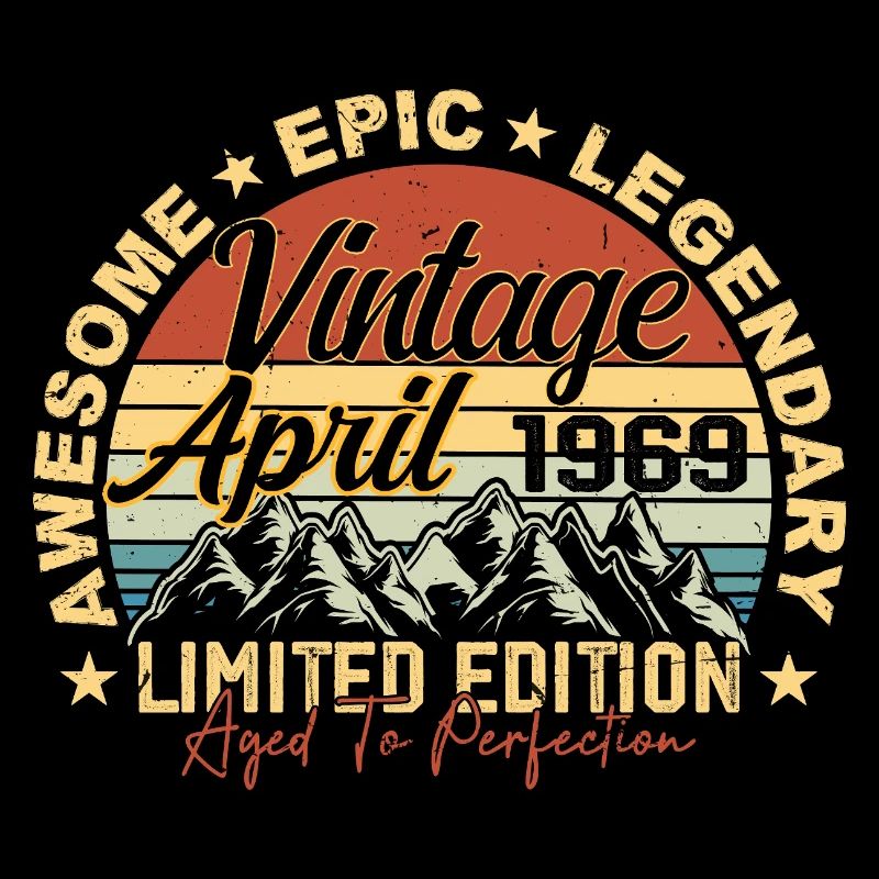 56th Birthday Gift Vintage April 1969