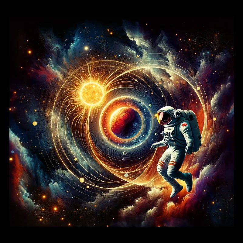 Astronaut im All