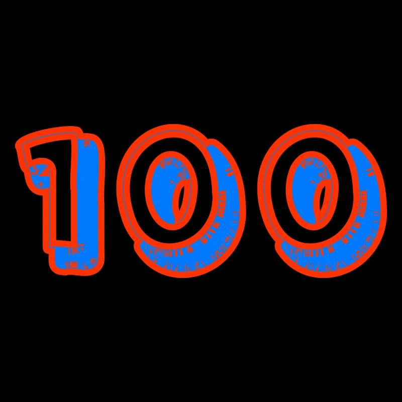 100. 100 ANS. 100e ANNIVERSAIRE. ANNIVERSAIRE 100