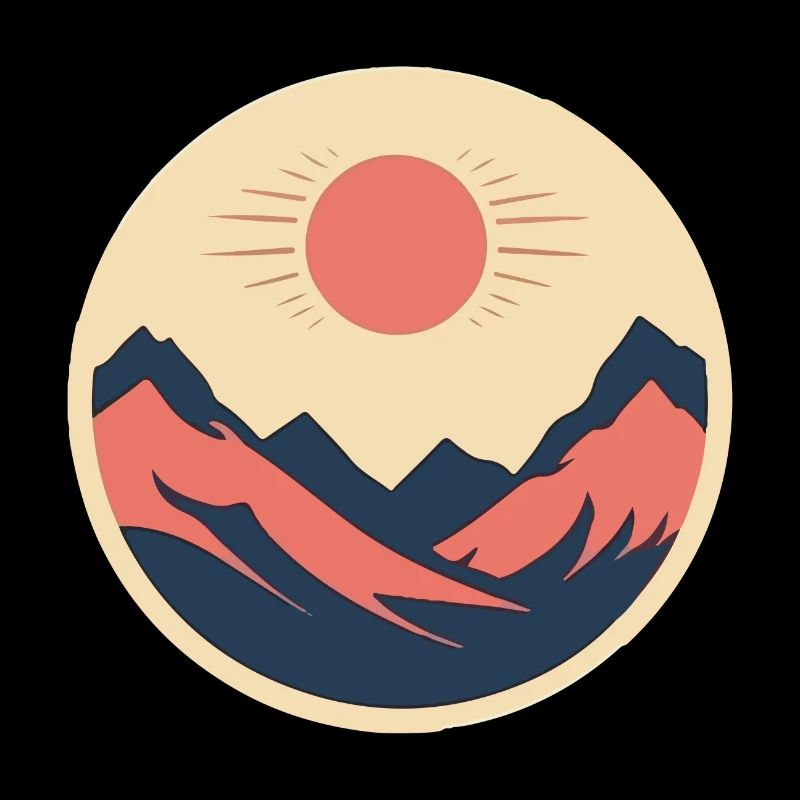 Mountains in sunshine