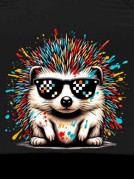 Hedgehog with sunglasses