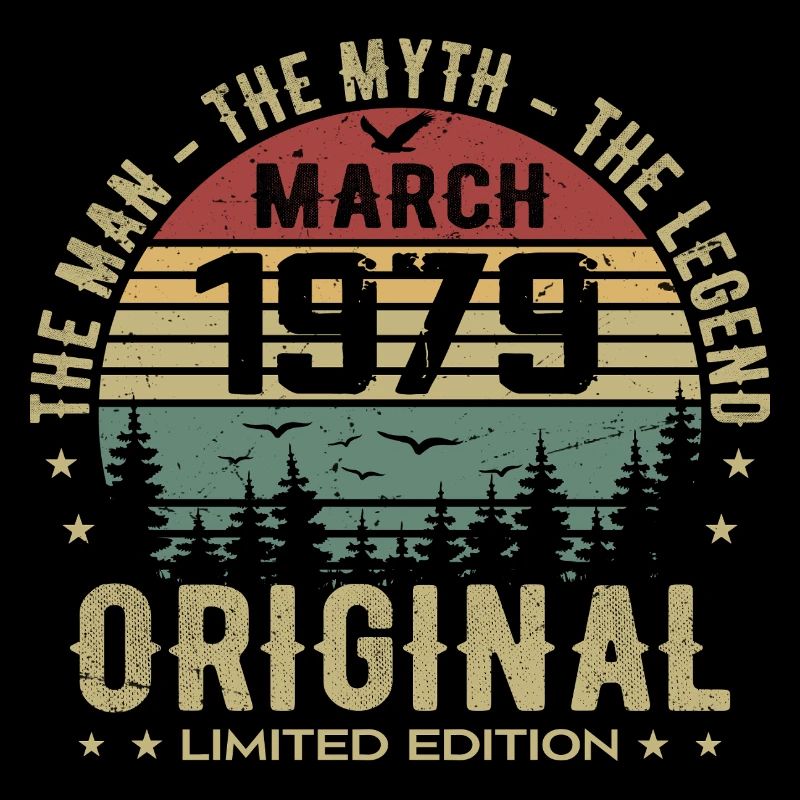 Gift for the 46th Anniversary Original March 1979