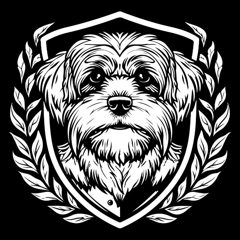 Wächterhund Wappenstil