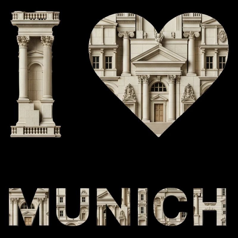 I love Munich – Classical Architecture Love